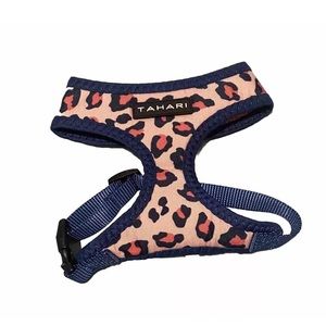Tahari Dog Harness Small  Pink Leopard Print